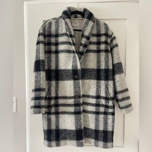 Madewell Plaid Sherpa Jacket